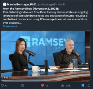 Dave Ramsey Twitter screenshot